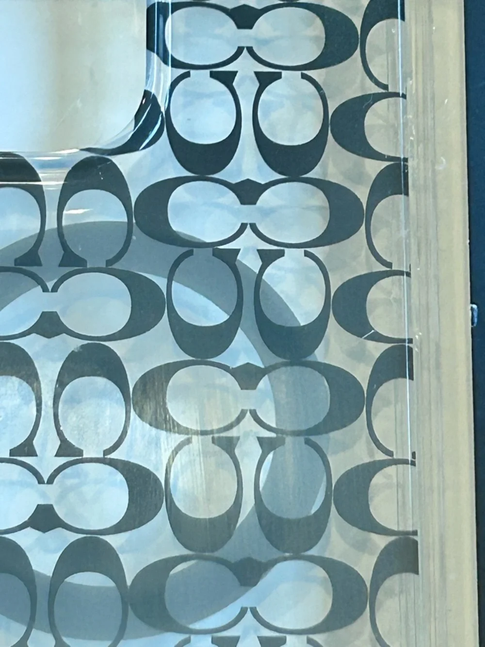 COACH Clear Signature Ombré Monogram Pattern iPhone 16 Pro Max MagSafe Case NIB - Picture 5 of 15